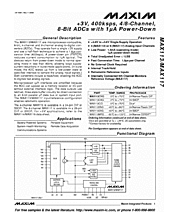 DataSheet MAX117 pdf